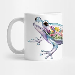 Flower Belly Frog Mug